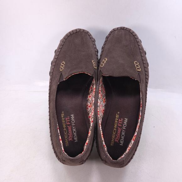Skechers Relaxed Fit Pedestrian Moccasin Flat Womens Size 7 48930 Brown - Picture 4 of 9